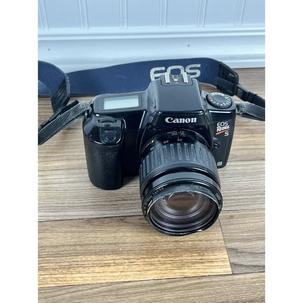 Canon EOS Rebel S II 35mm SLR Film Camera w/ lens. PARTS READ - Picture 5 of 9